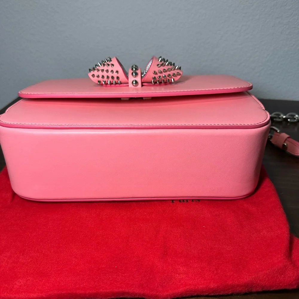 Christian Louboutin Pink Bow Purse - Picture 7 of 9